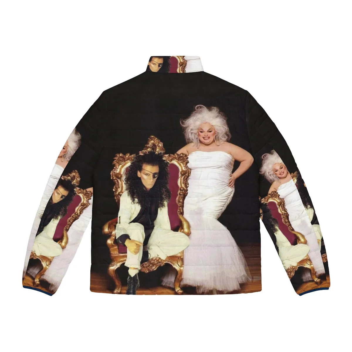 80s Music Icons Pete Burns & Divine Puffer Jacket