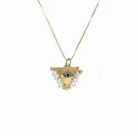 AMAYA White Pearl Eye Pendant - Baby
