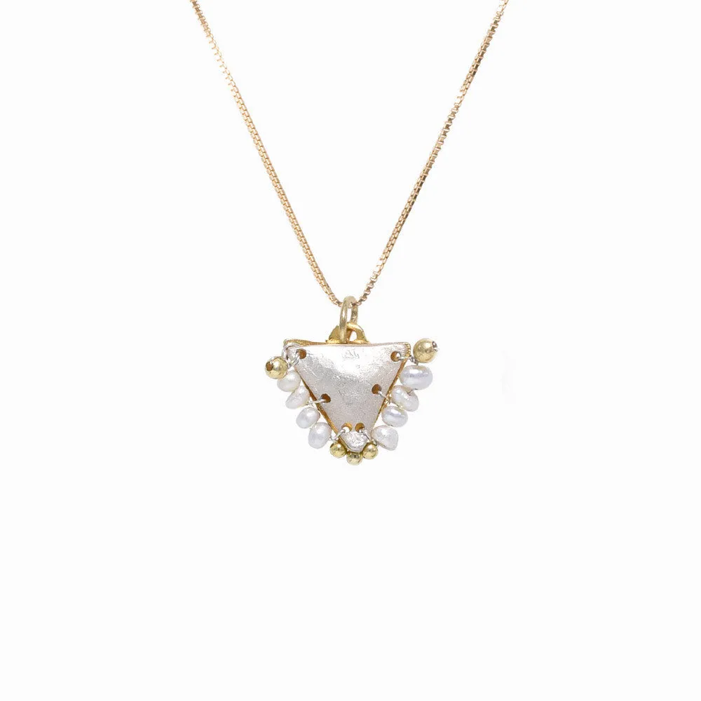 AMAYA White Pearl Eye Pendant - Baby