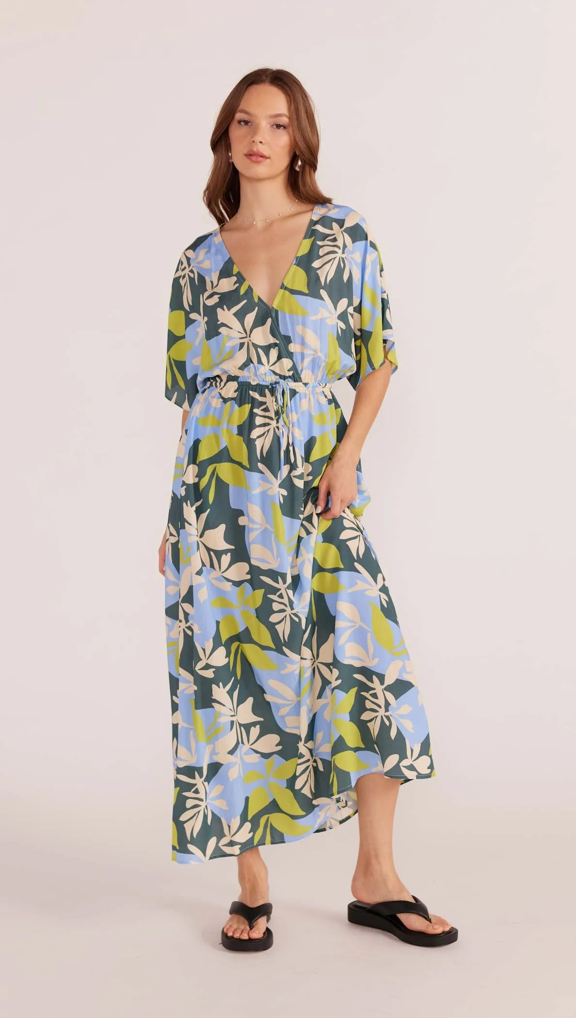 Artistic Garden Midi Dress