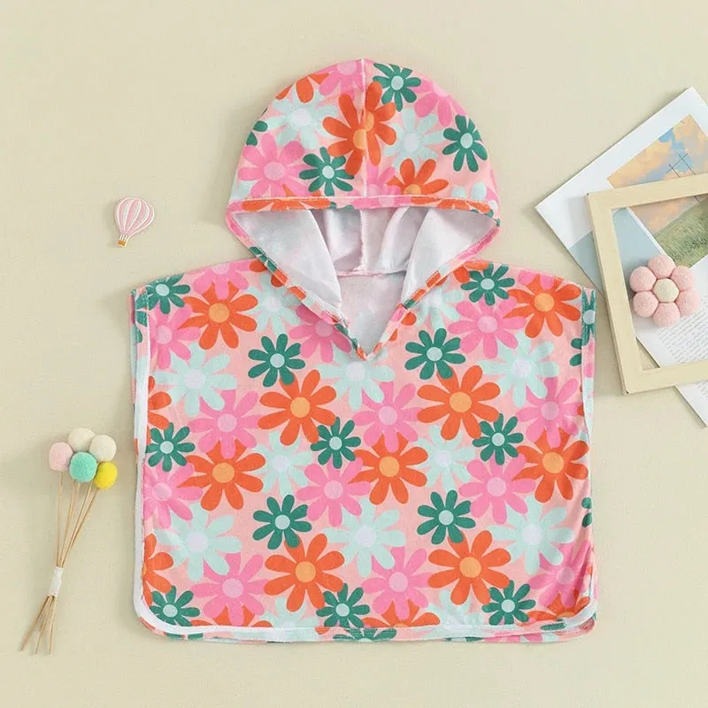 Baby Girl Hooded Beach Towel
