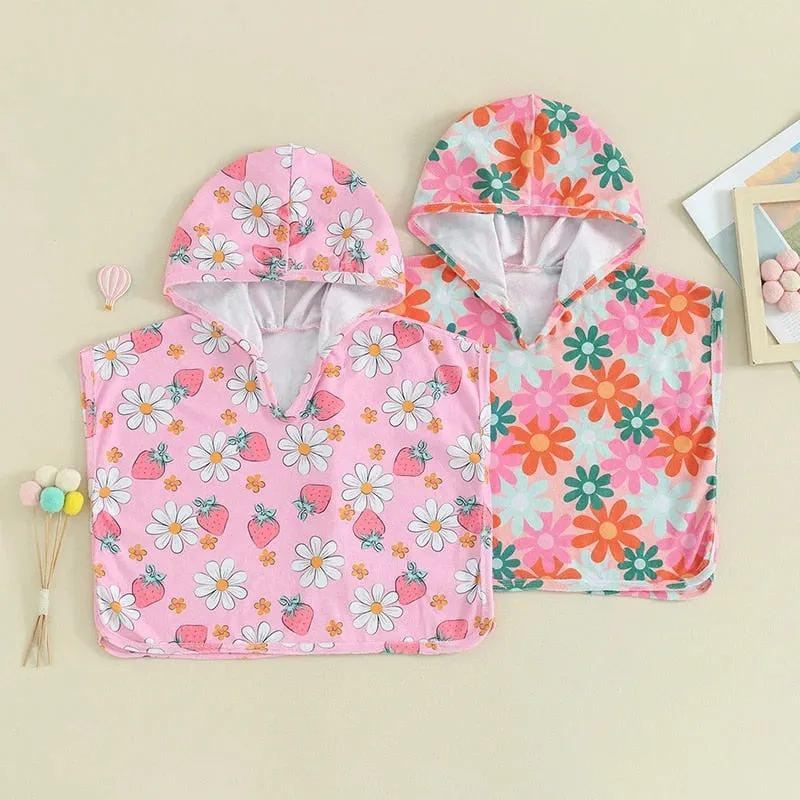 Baby Girl Hooded Beach Towel