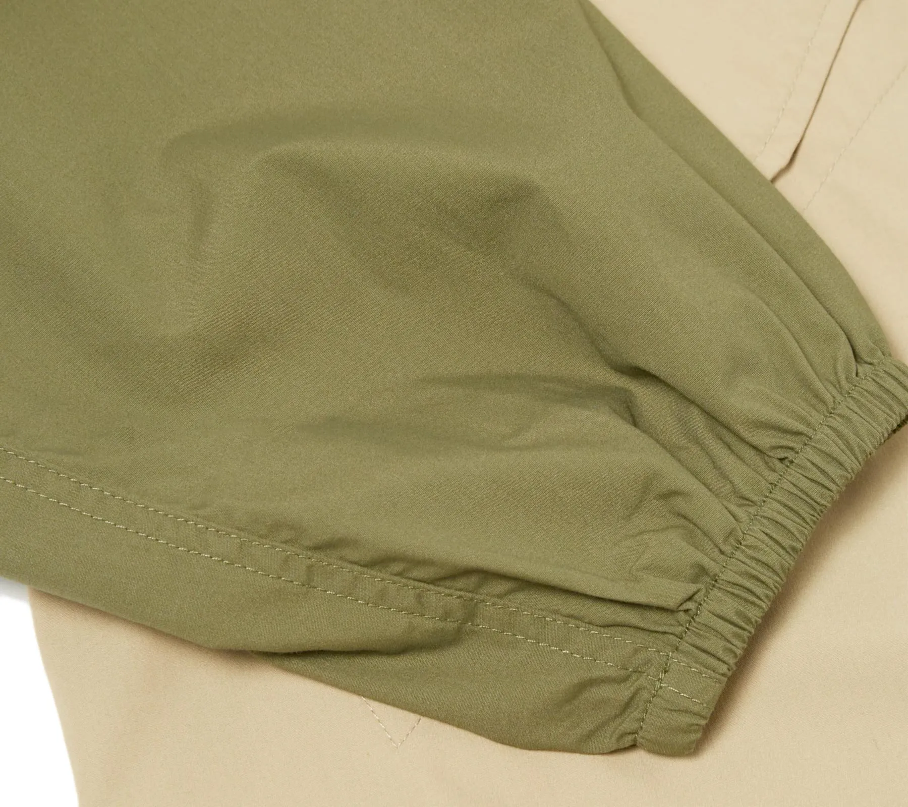Beach Parka | Olive/Sand Recycled Poly Tech