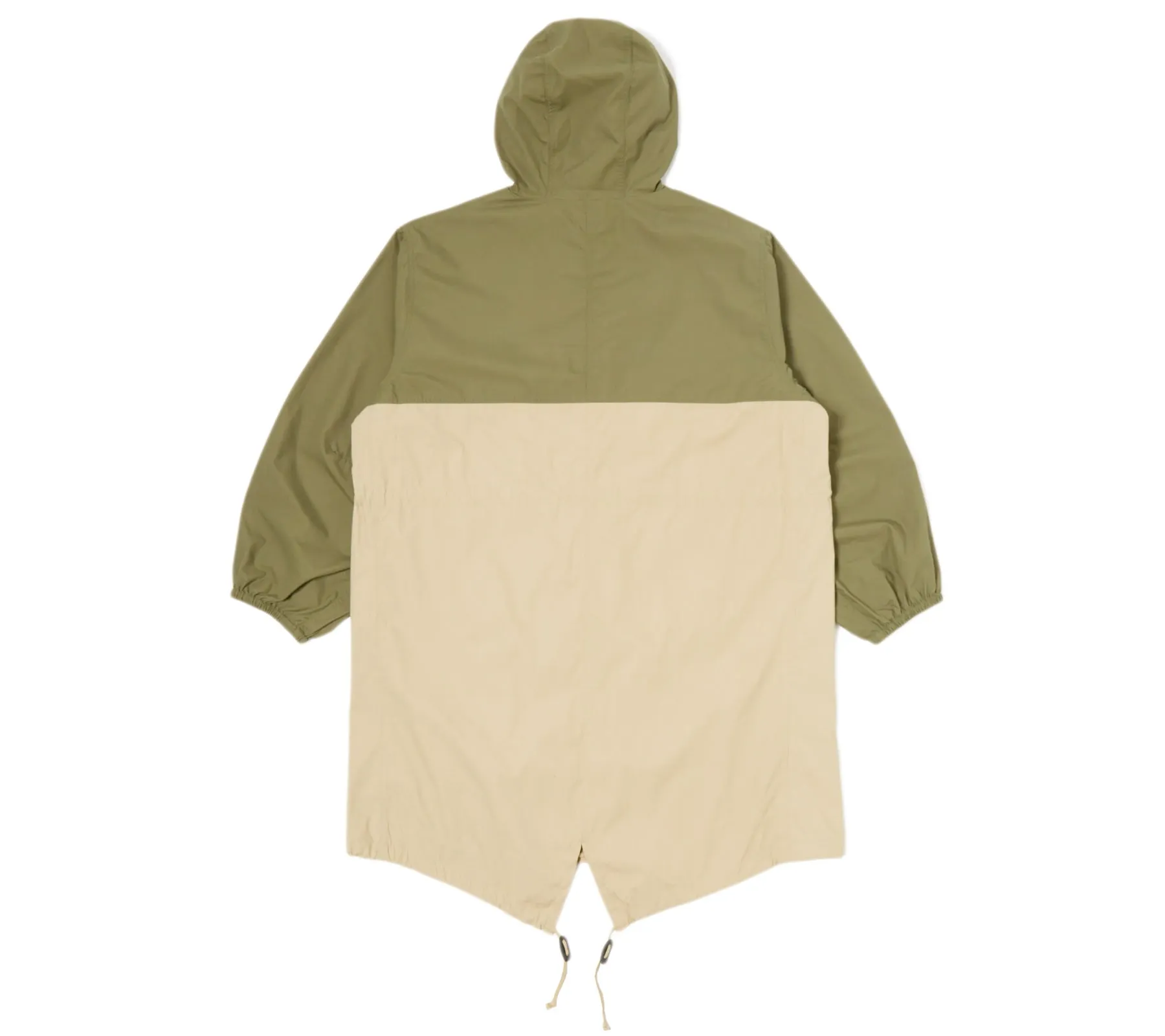 Beach Parka | Olive/Sand Recycled Poly Tech