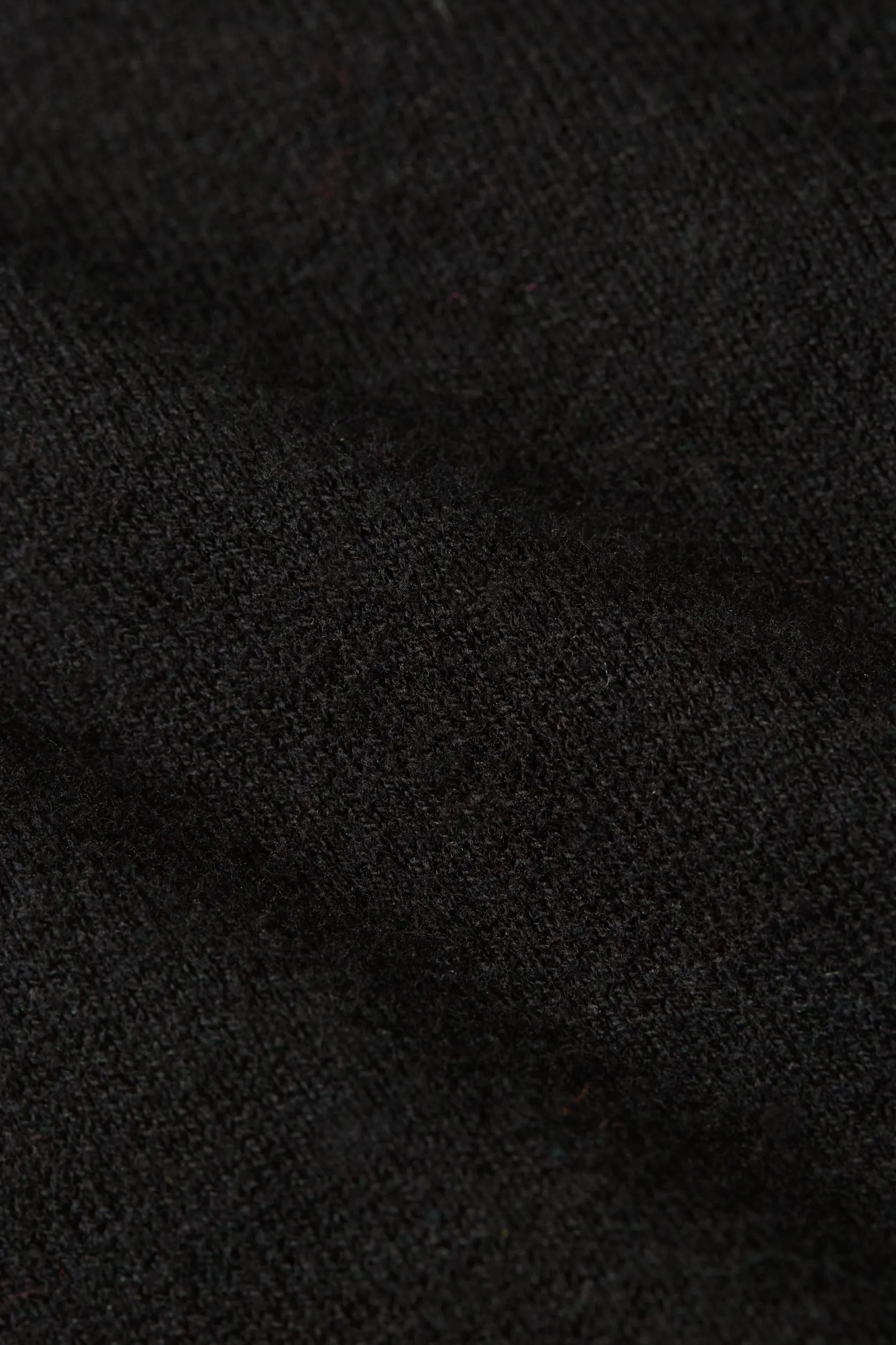 Bell Sleeve Knit Top - Black