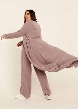 Betty Teddy Long Cardigan