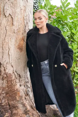 Black Teddy Coat