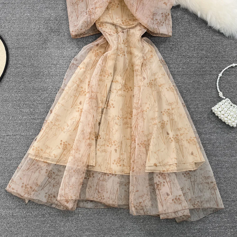 Bow-tie Skinny A-line Slip Dress