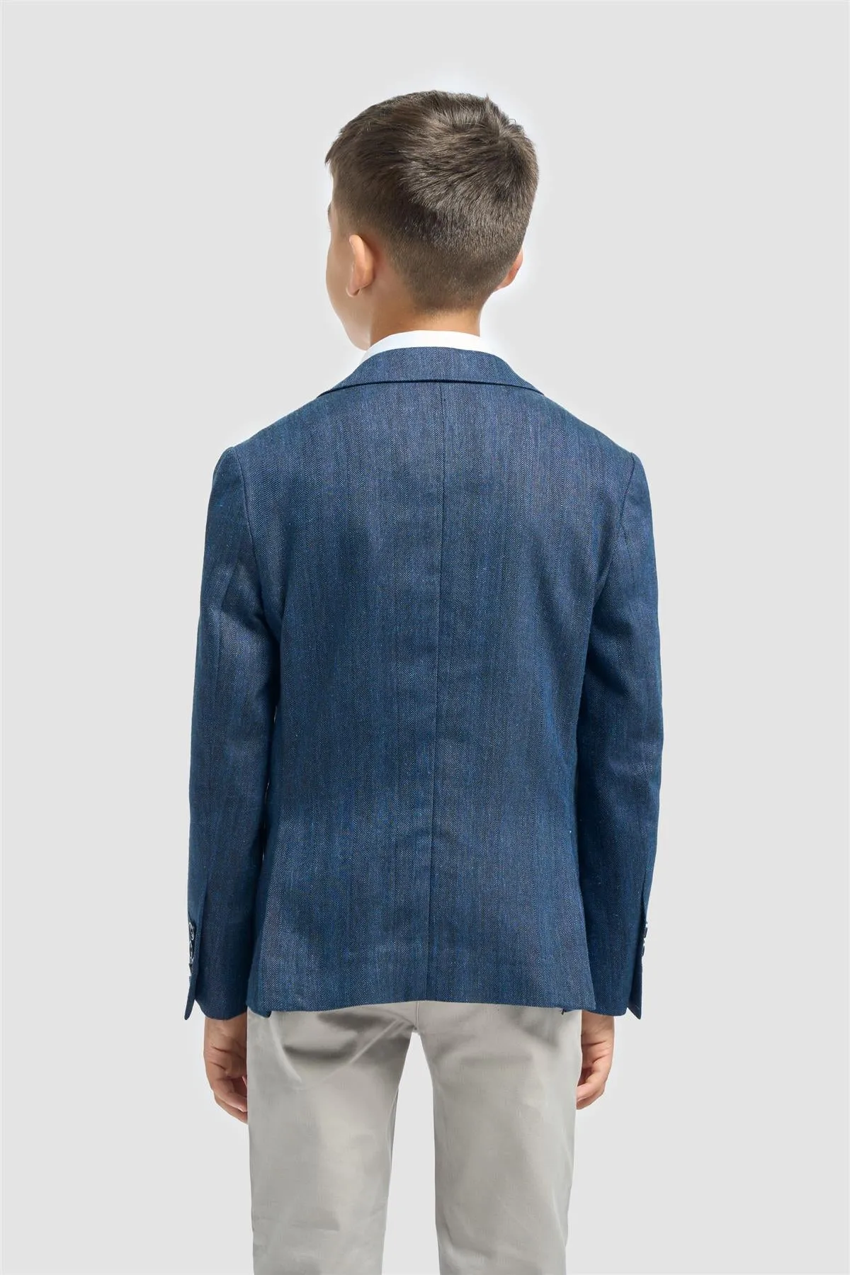 Boys Luigi Navy Blazer
