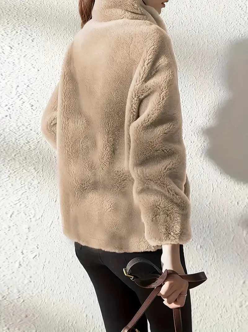 Brit & Boho™ I Sofia Drawstring Teddy Coat