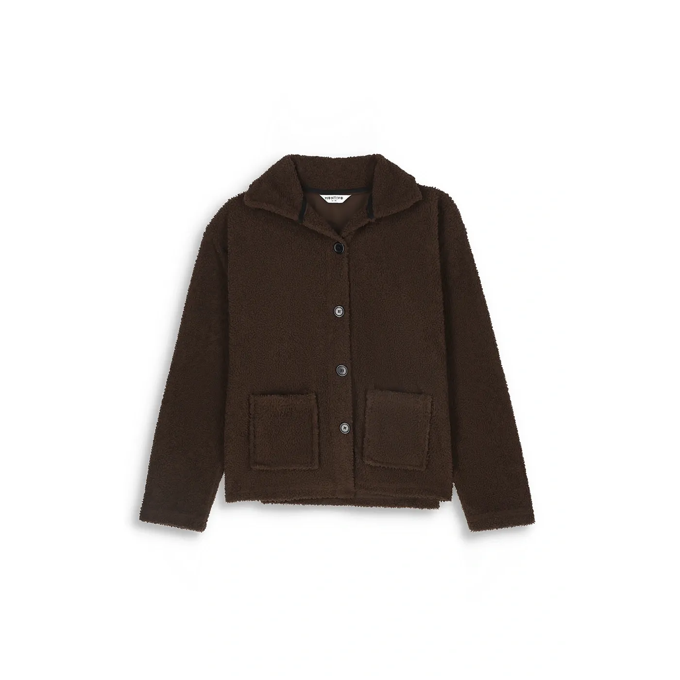 Brown Teddy Coat Jacket