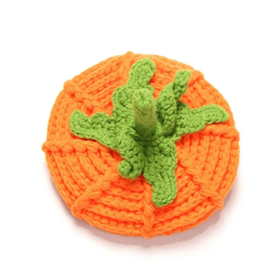 Crochet Newborn Baby Pumpkin Hat