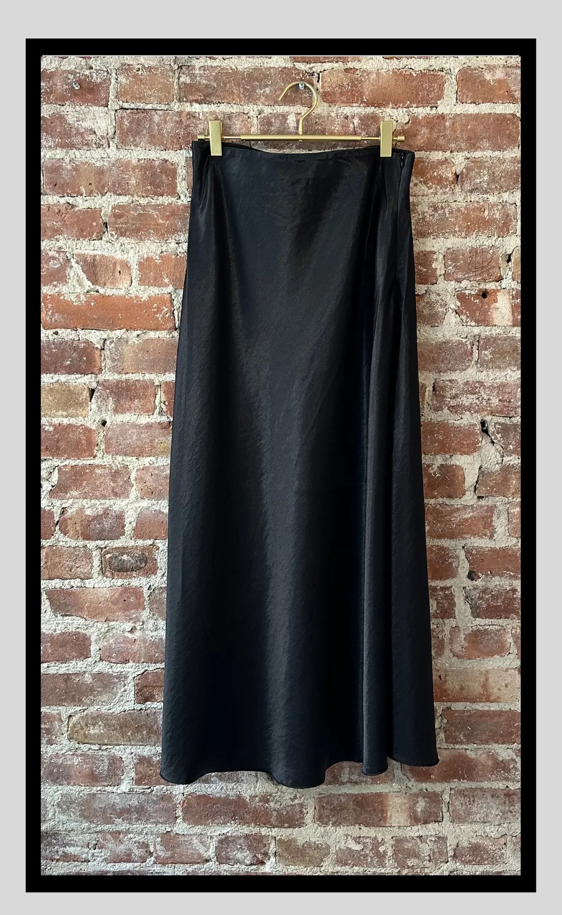 Elegant A-Line Midi Skirt