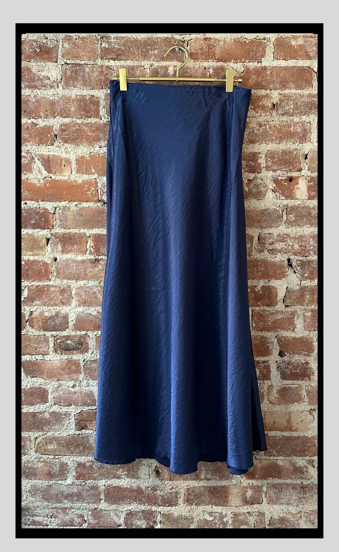 Elegant A-Line Midi Skirt