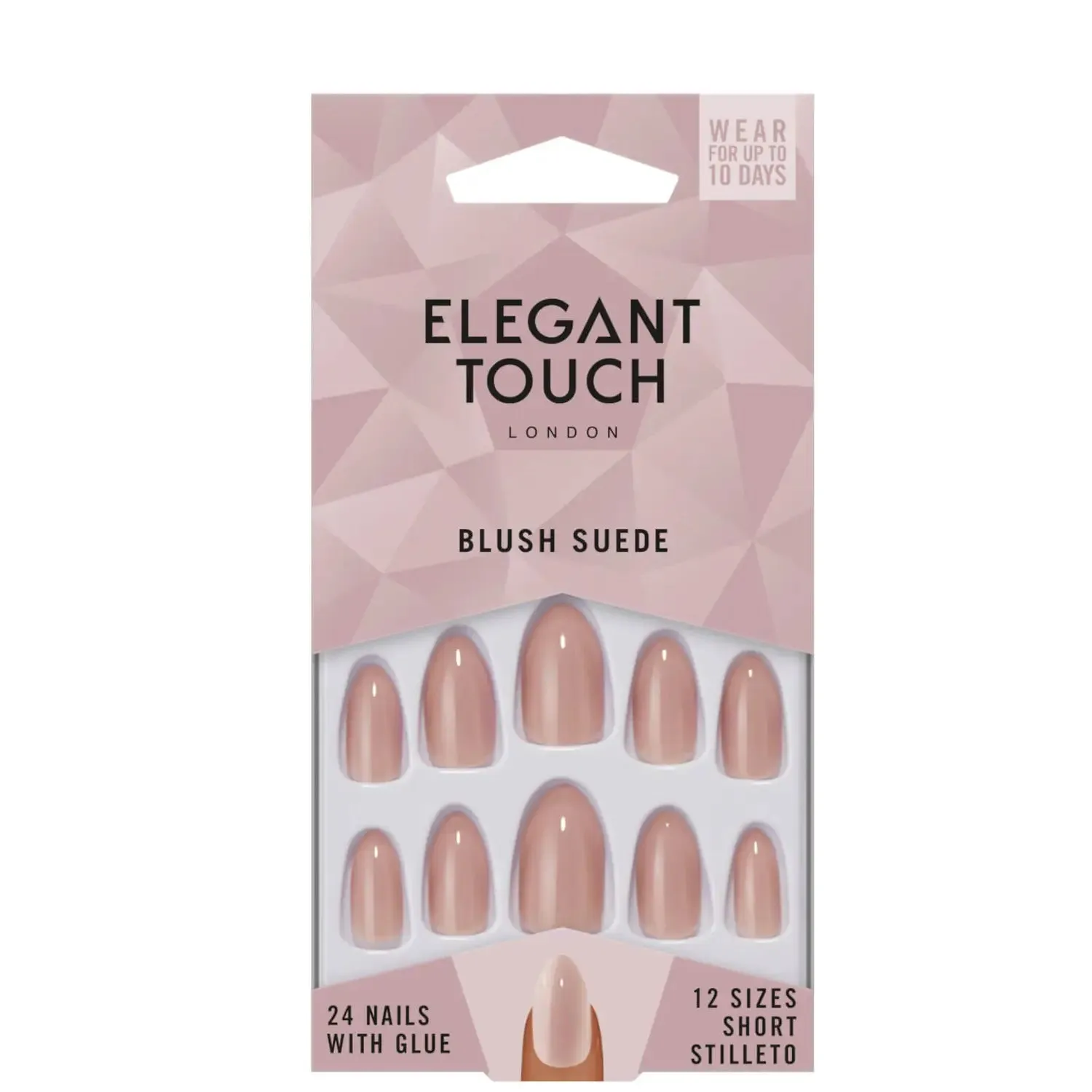 Elegant Touch Nails Blush Suede