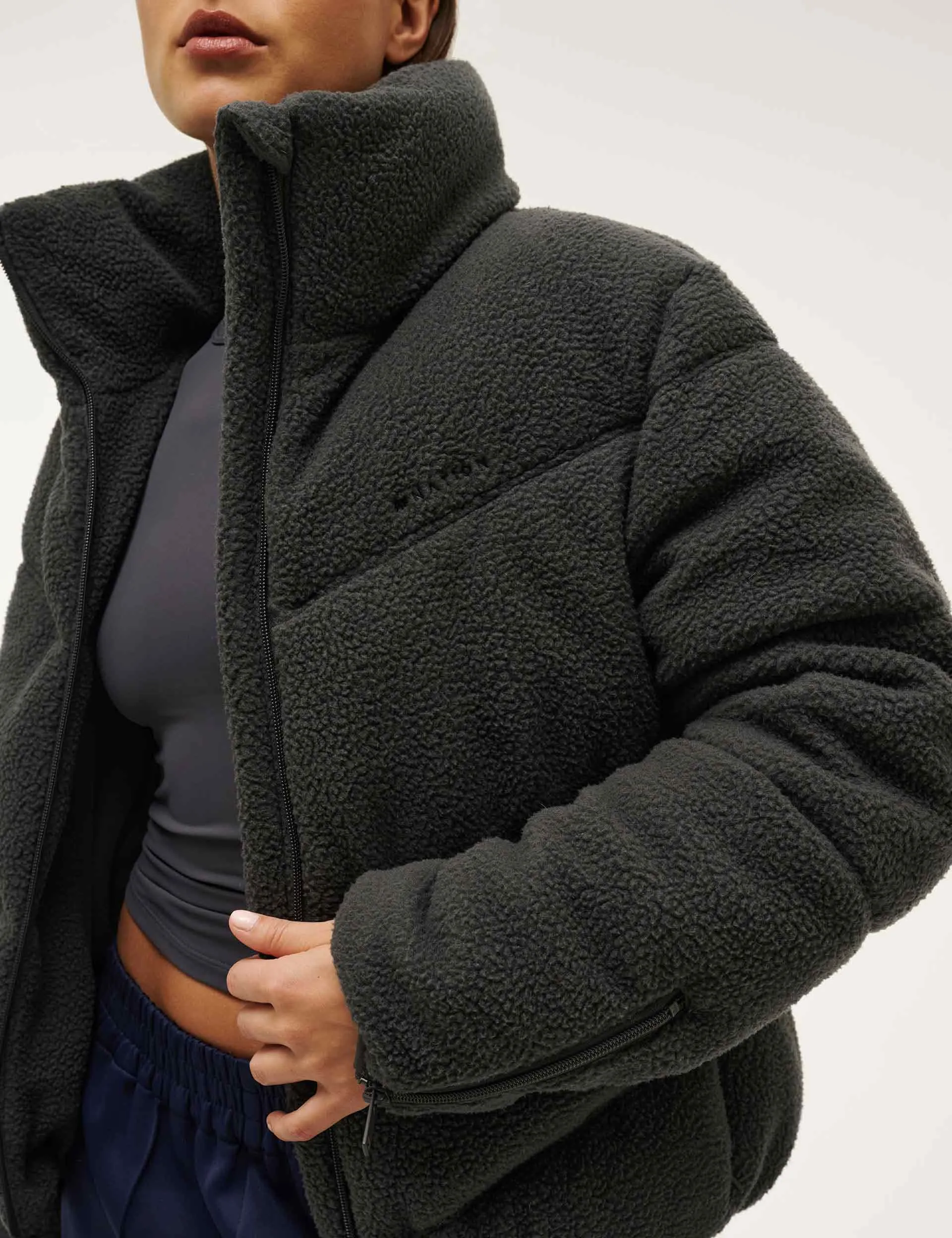 Fortune Sherpa Jacket - Marine Blue