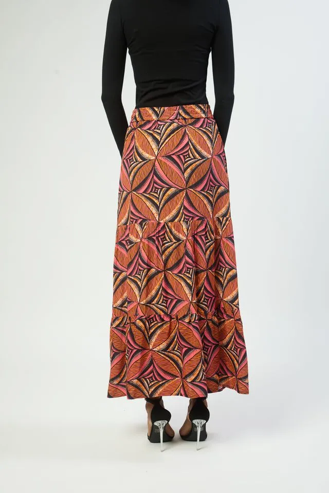 Foyin Prairie Skirt - Alchemy rose