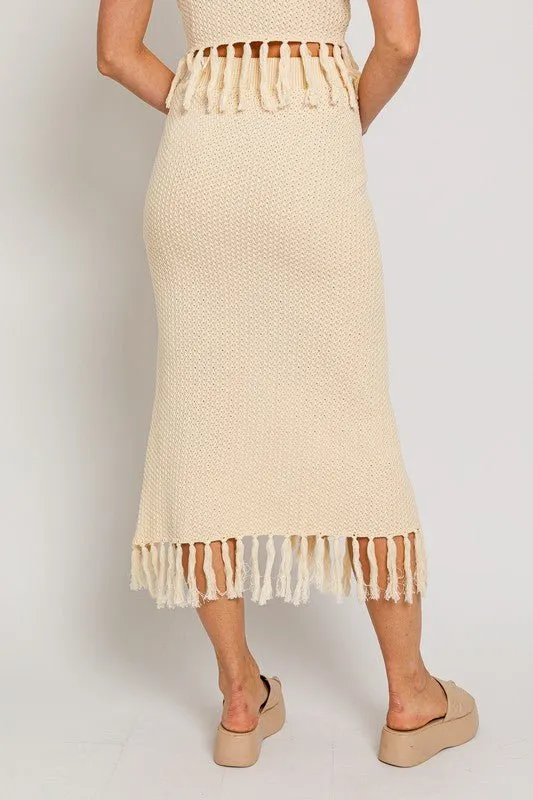 Fringe Crochet Skirt