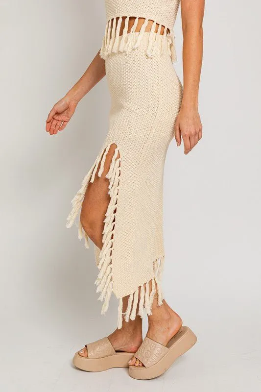 Fringe Crochet Skirt