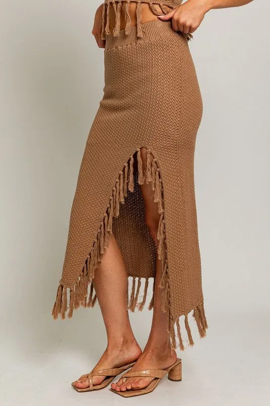 Fringe Crochet Skirt