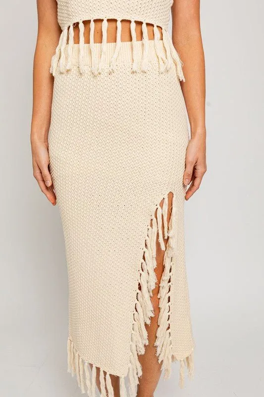 Fringe Crochet Skirt