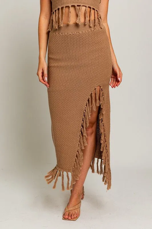 Fringe Crochet Skirt