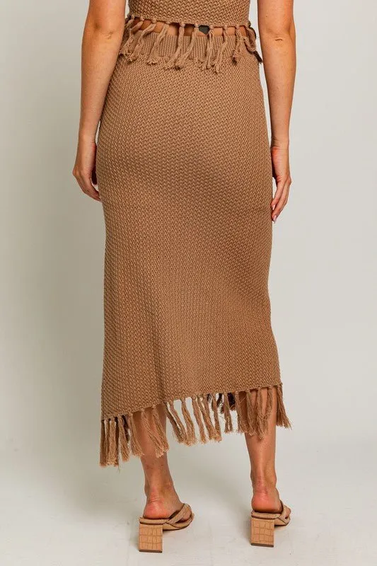 Fringe Crochet Skirt
