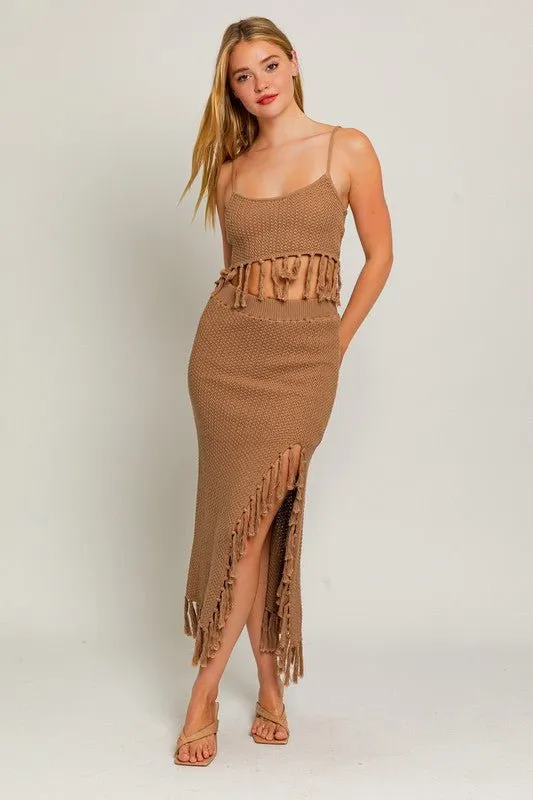 Fringe Crochet Skirt