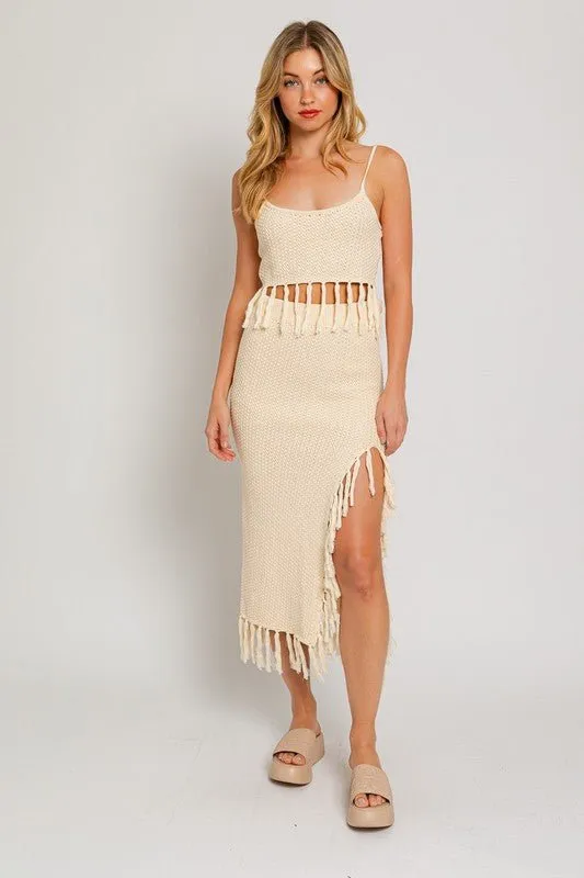 Fringe Crochet Skirt