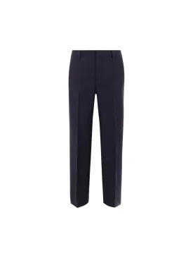 GG Pattern Wool Trousers