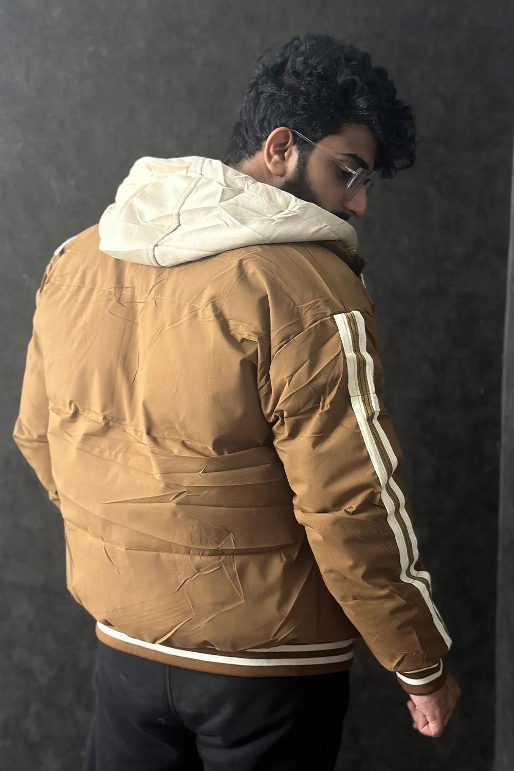 Groovy Dual Zip Hooded Puffer Jacket - 1124110