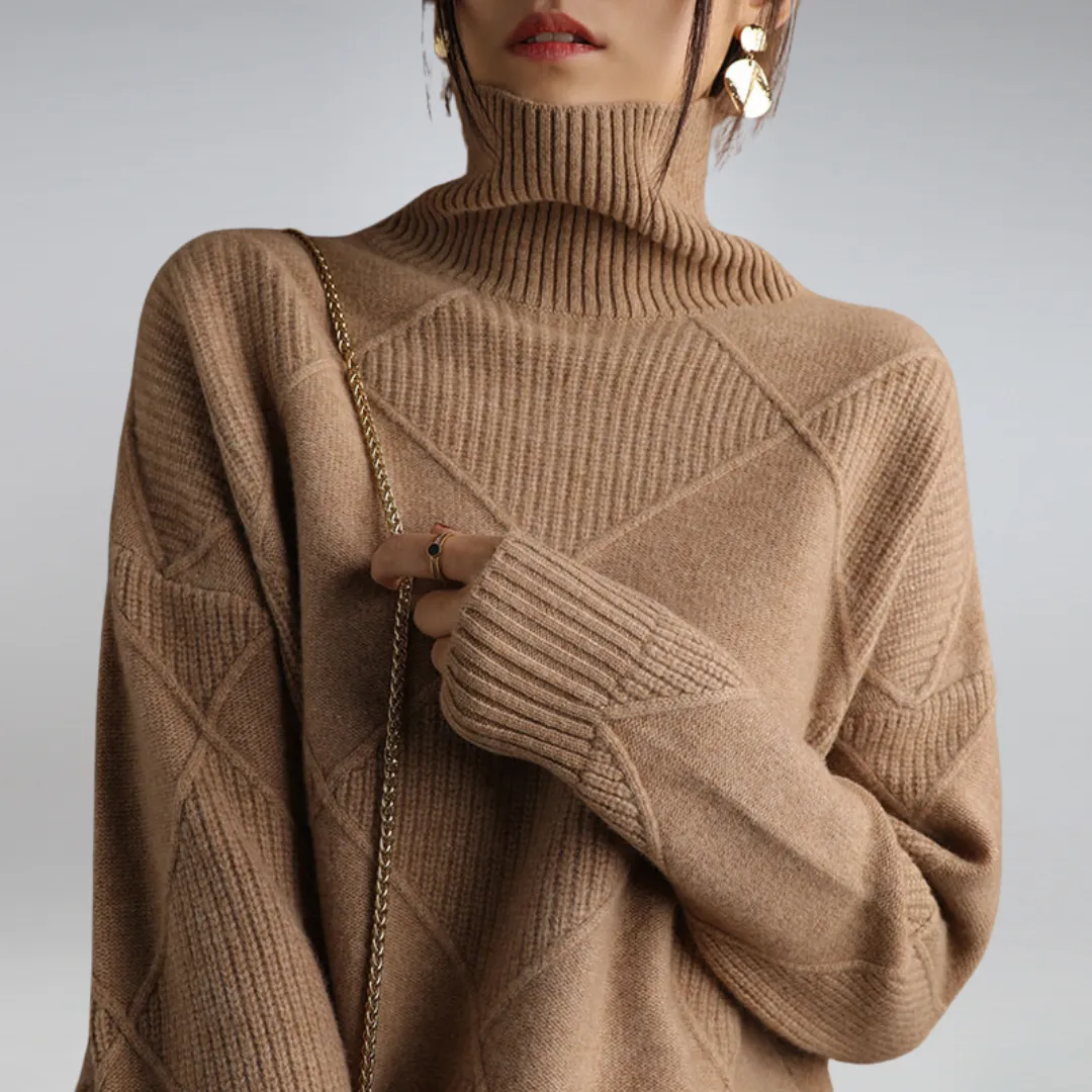 Hazel | Knitted Turtleneck Sweater
