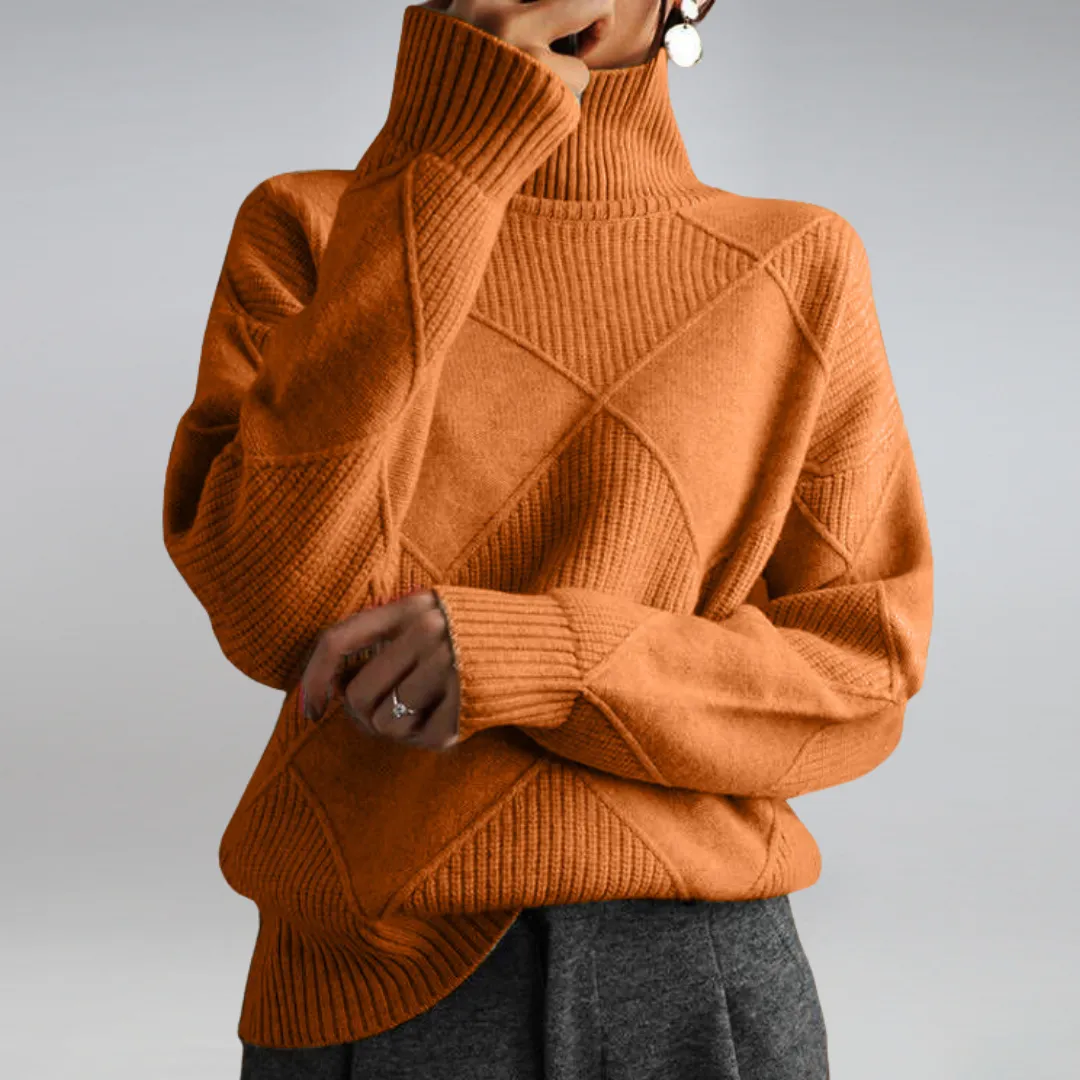 Hazel | Knitted Turtleneck Sweater