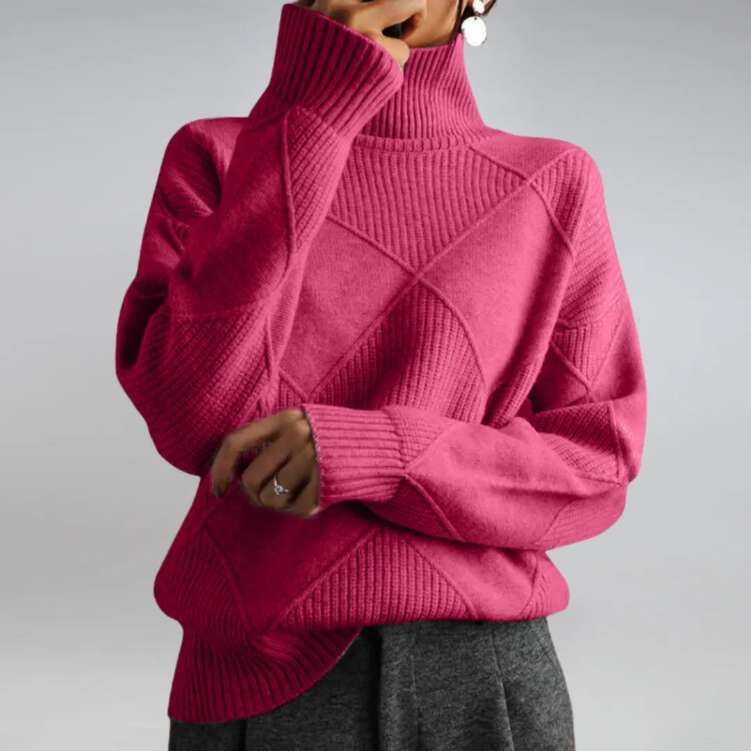 Hazel | Knitted Turtleneck Sweater