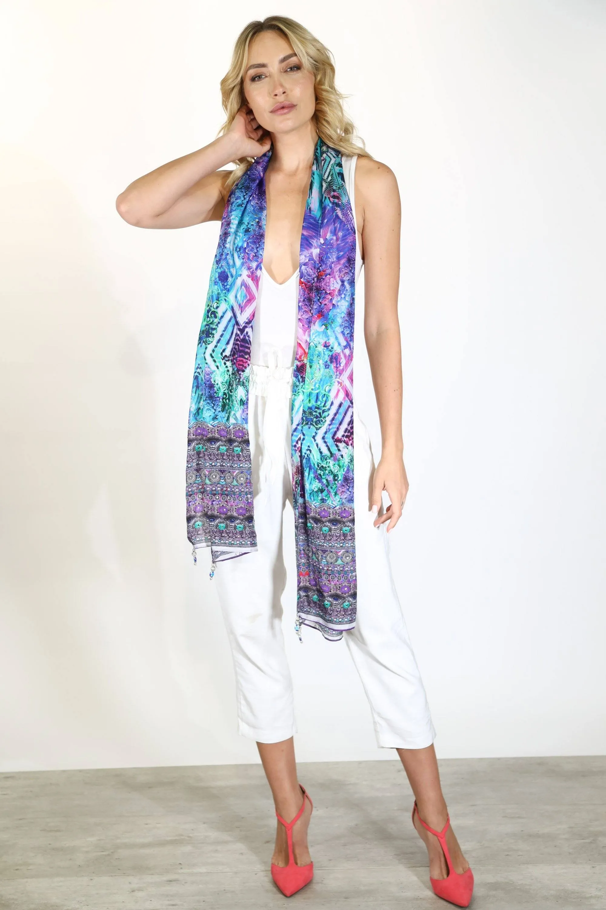 INDIGO SUMMER - SCARF