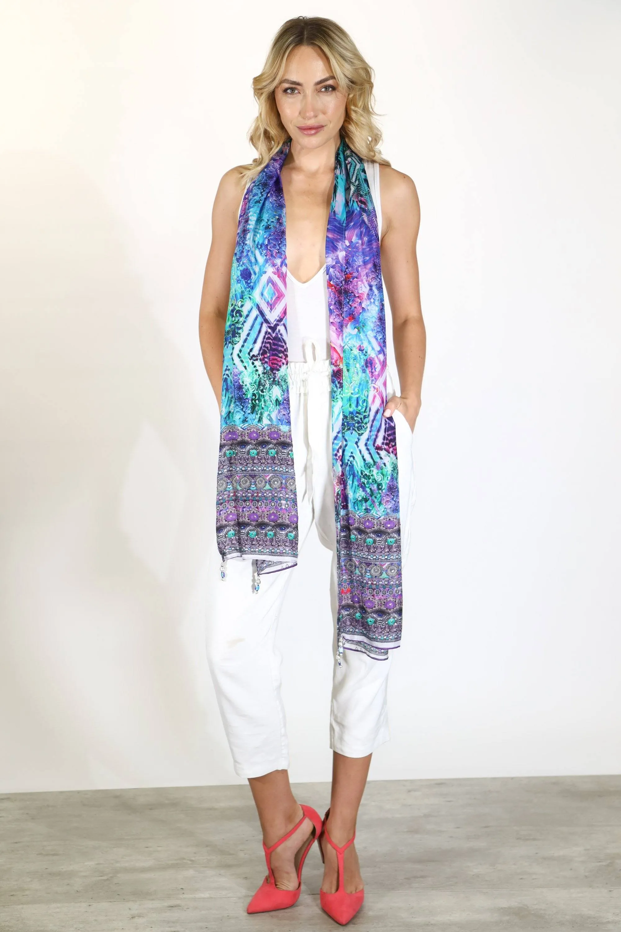 INDIGO SUMMER - SCARF
