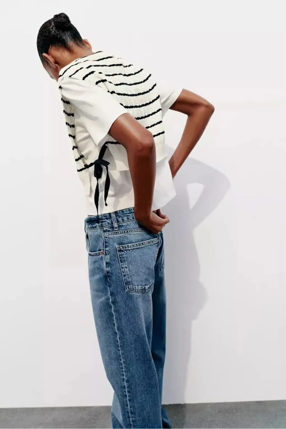 'Isabelle‘ Knitted Patchwork Faux Two-piece
