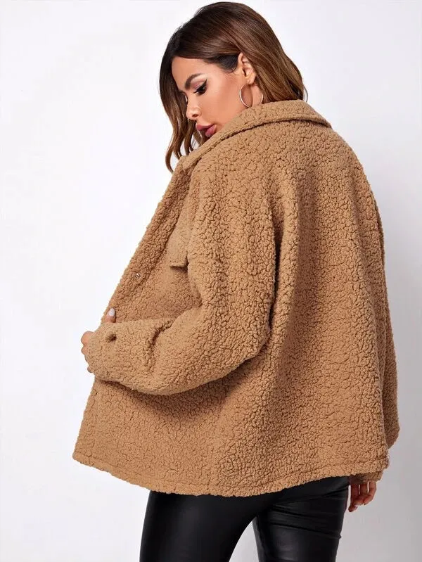 Kina Teddy Jas - Zachte Warmte en Stijl voor Koude Dagen