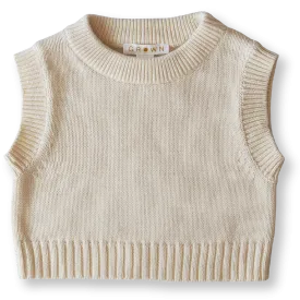 Knit Vest | Milk
