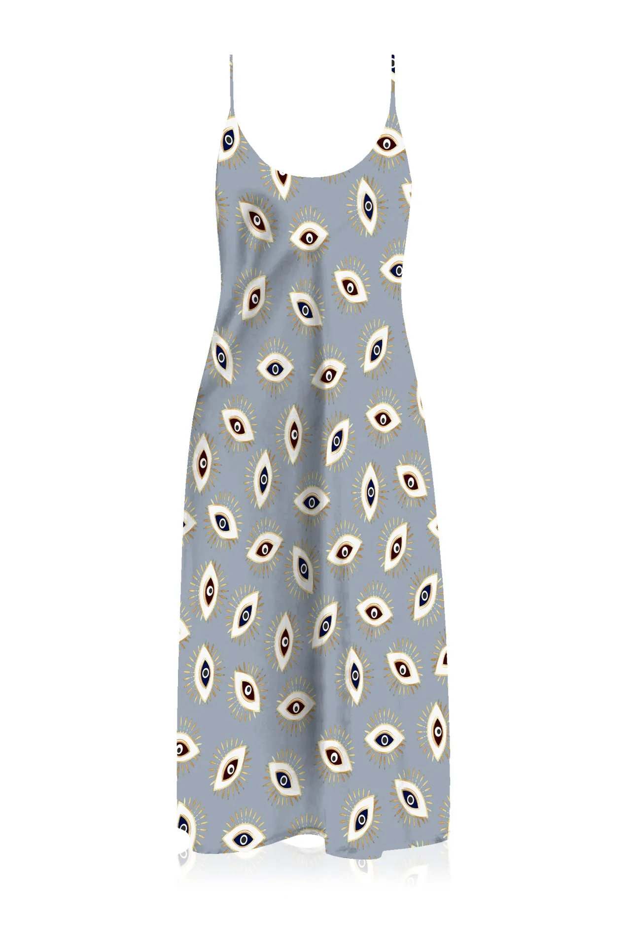 Light Grey Midi Dress
