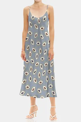 Light Grey Midi Dress
