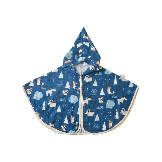 Muslin Baby Hooded Beach Towel