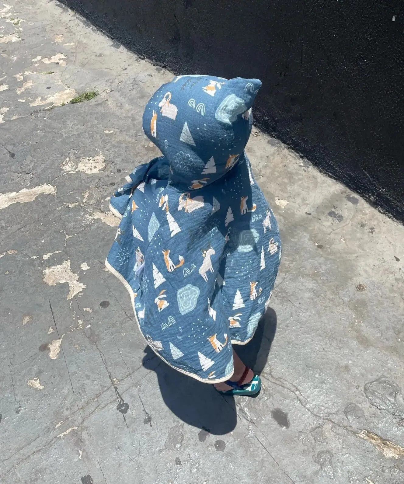 Muslin Baby Hooded Beach Towel