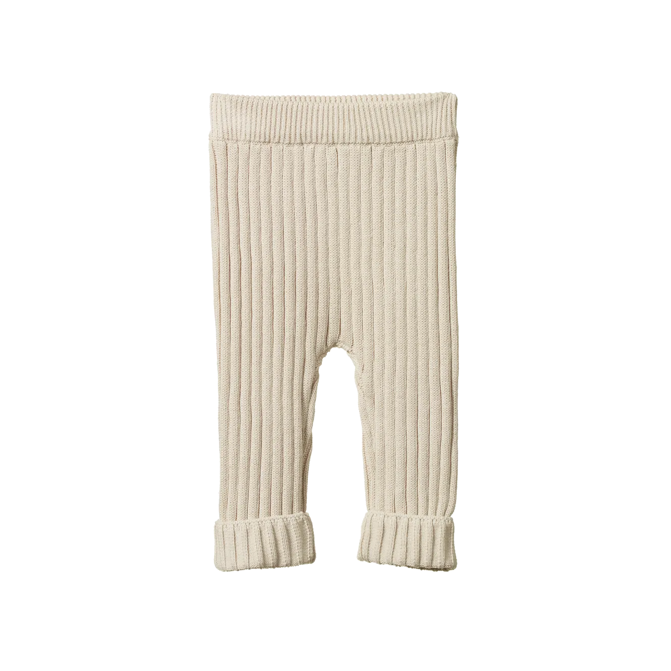 Nature Baby Lou Pants Cotton Knit - Almond