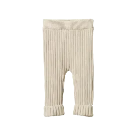 Nature Baby Lou Pants Cotton Knit - Almond