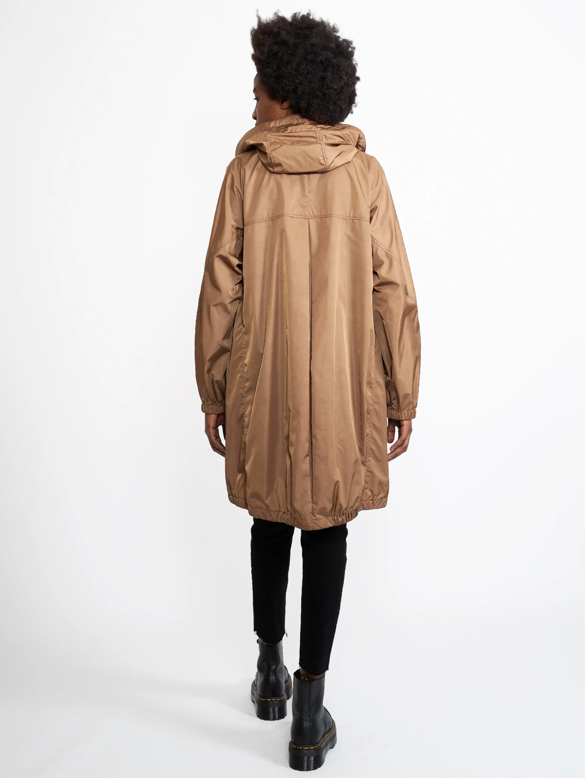 Parka con Cappuccio Marrone