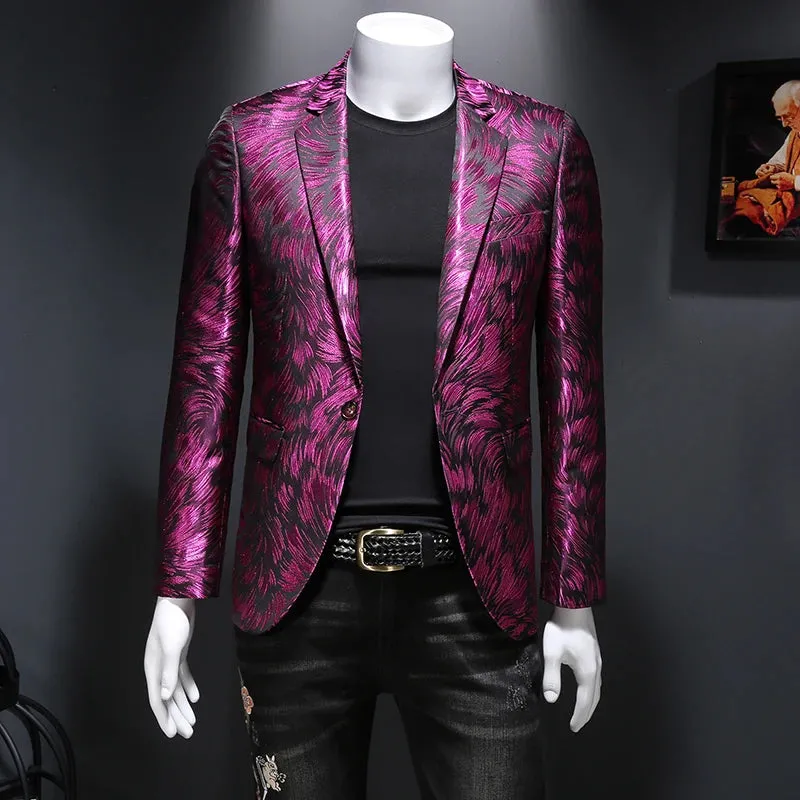 Plus Size M-6XL Men Fashion Blazer