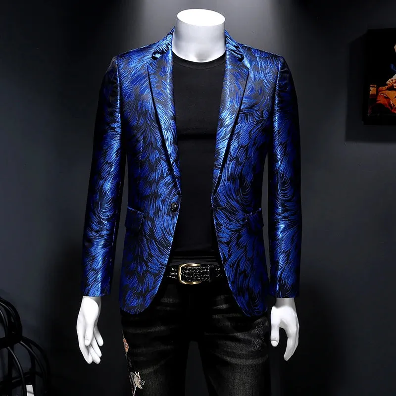 Plus Size M-6XL Men Fashion Blazer