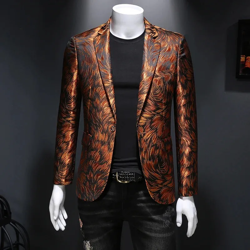 Plus Size M-6XL Men Fashion Blazer