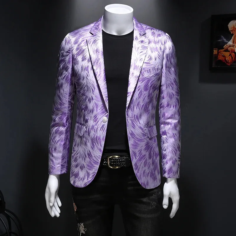 Plus Size M-6XL Men Fashion Blazer